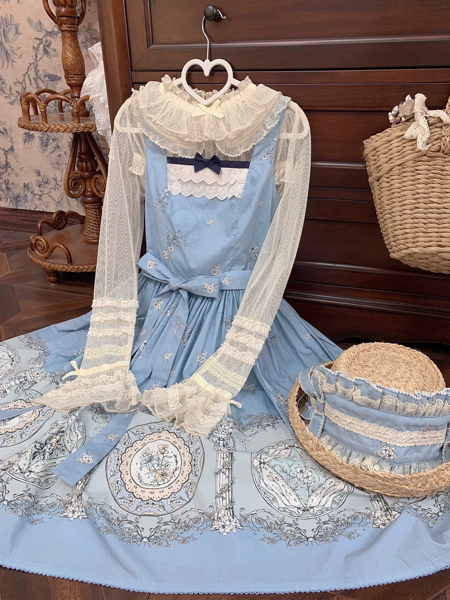 Small Porcelain Plate - Classic Lolita JSK Printed Dress - Image 13