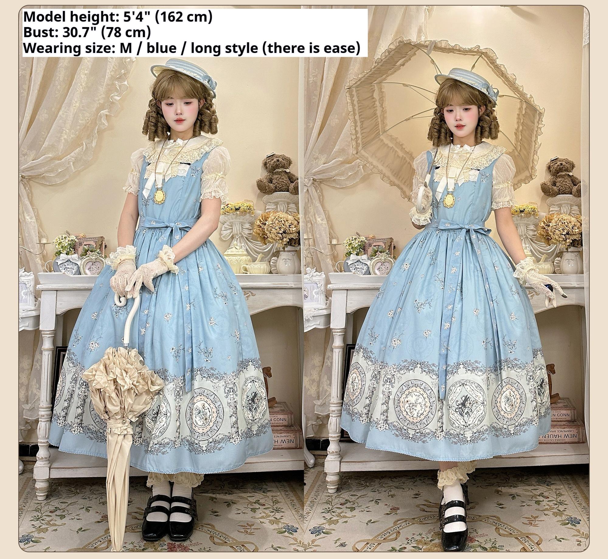 Small Porcelain Plate - Classic Lolita JSK Printed Dress - Image 7