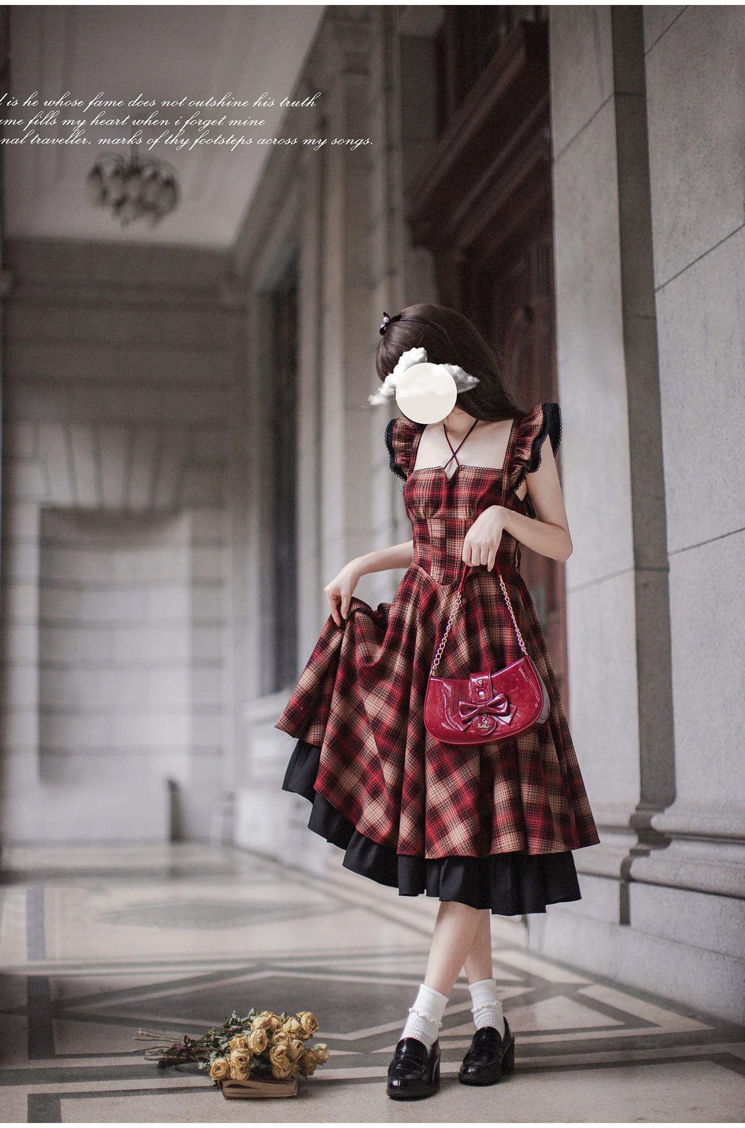 HuTaoMuJK - Madeleine - Classic Lolita JSK Suit Black Lolita Blouse and Coat - Image 10