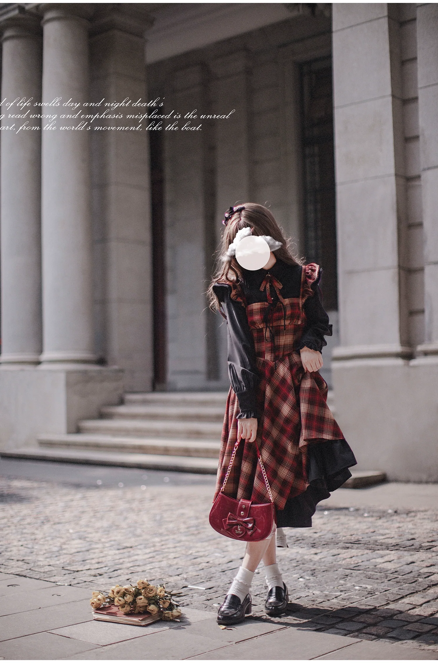 HuTaoMuJK - Madeleine - Classic Lolita JSK Suit Black Lolita Blouse and Coat - Image 7