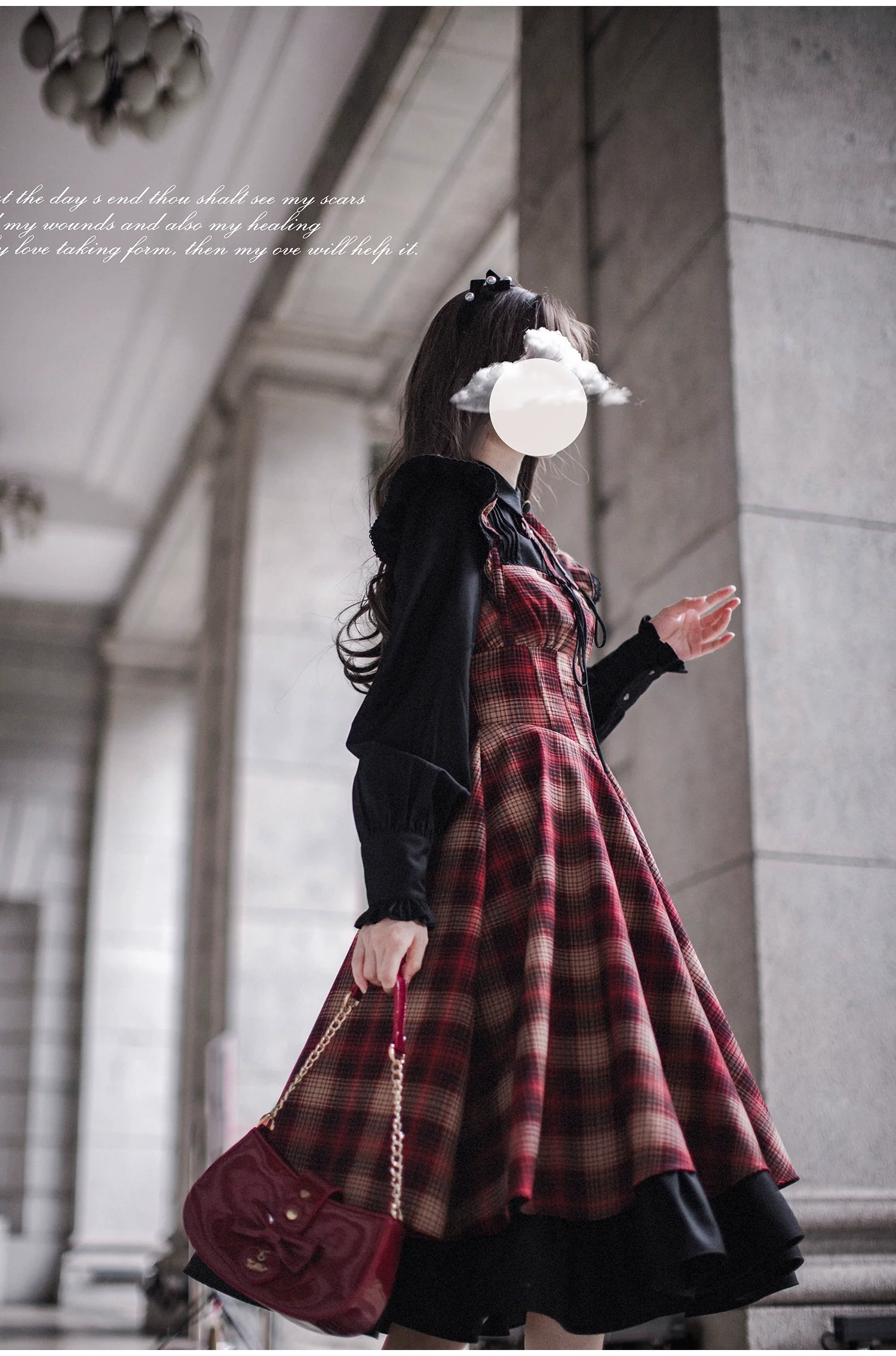 HuTaoMuJK - Madeleine - Classic Lolita JSK Suit Black Lolita Blouse and Coat - Image 8