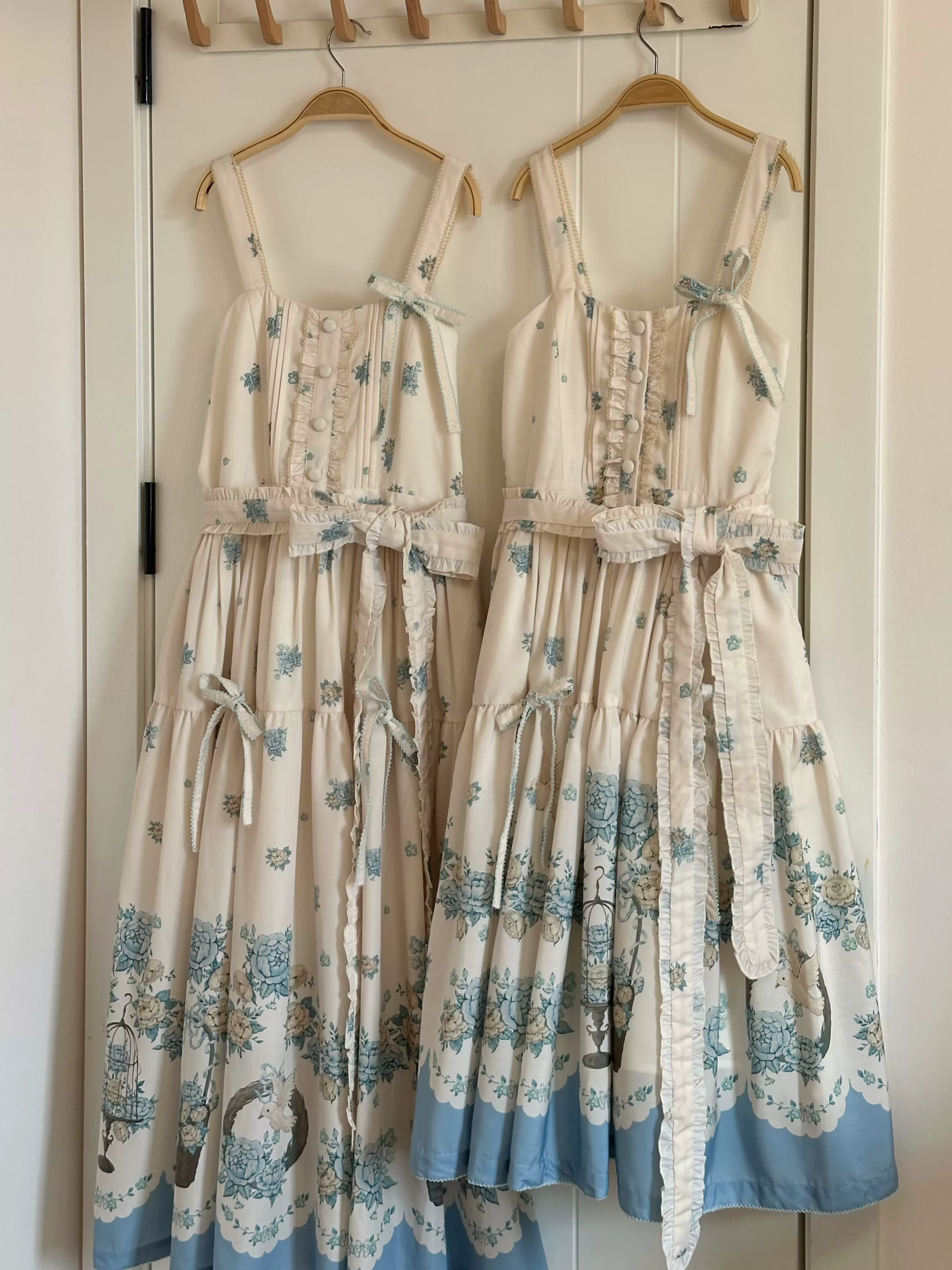 Floral and Bird Series - Classic Lolita JSK Dress, Floral Print - Image 15