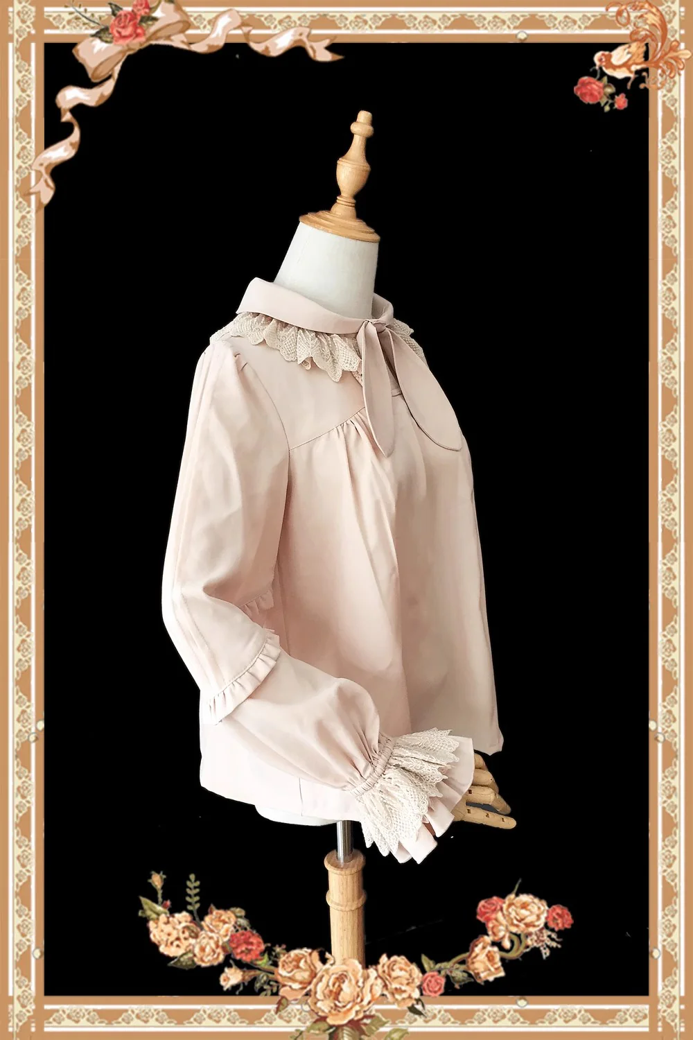 Waltz - Classic Lolita JSK Tiered Dress with Bunny Ear Blouse - Image 11
