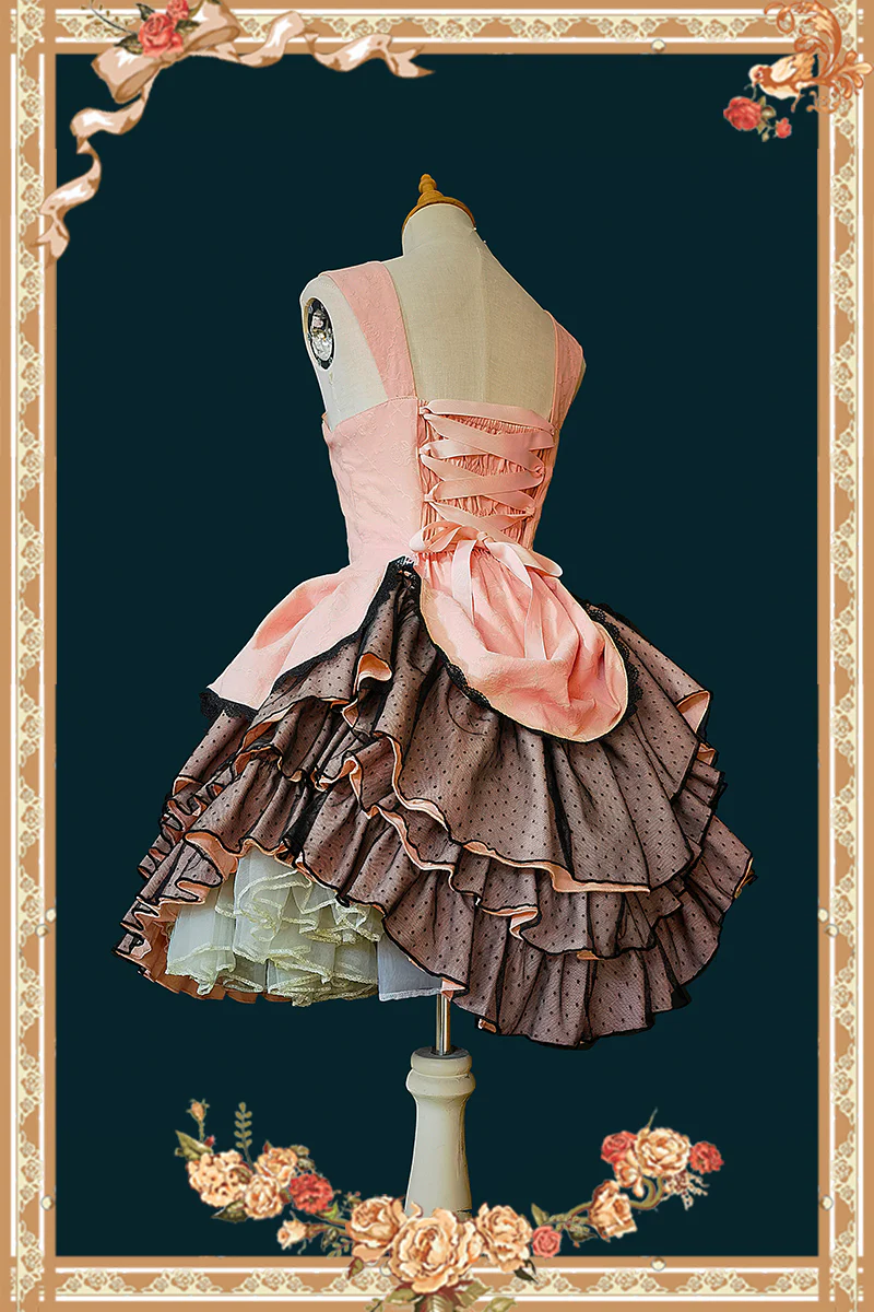 Waltz - Classic Lolita JSK Tiered Dress with Bunny Ear Blouse - Image 9