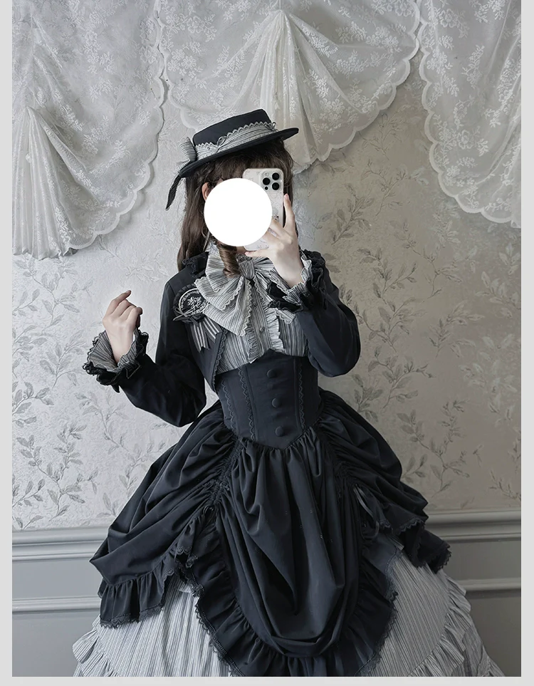 Alice Girl - Duke of Victoria - Classic Lolita Long Sleeve Bolero - Image 10