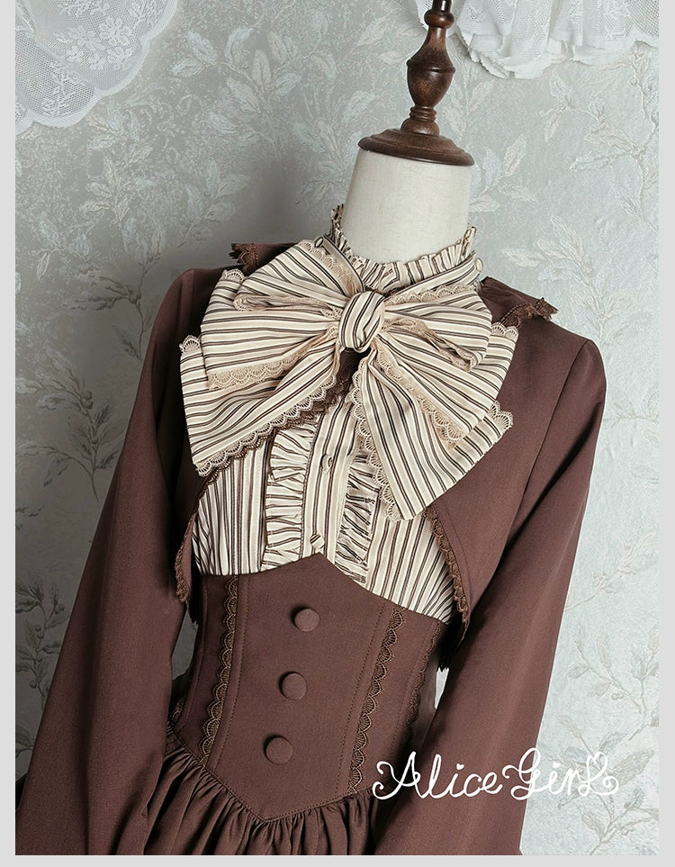 Alice Girl - Duke of Victoria - Classic Lolita Long Sleeve Bolero - Image 24