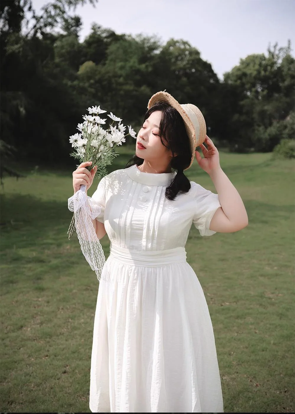 Forest Gallery - Classic Lolita OP Dress Country Style Tencel Dress - Image 11