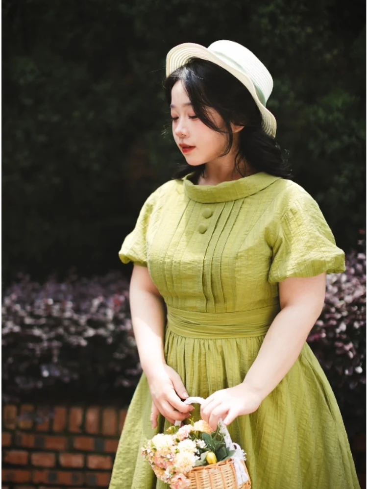 Forest Gallery - Classic Lolita OP Dress Country Style Tencel Dress - Image 18