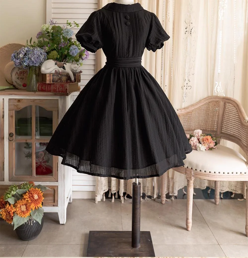 Forest Gallery - Classic Lolita OP Dress Country Style Tencel Dress - Image 25
