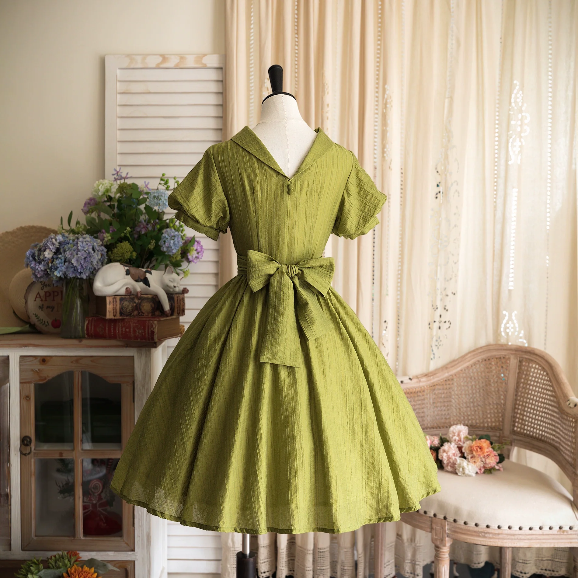 Forest Gallery - Classic Lolita OP Dress Country Style Tencel Dress - Image 27
