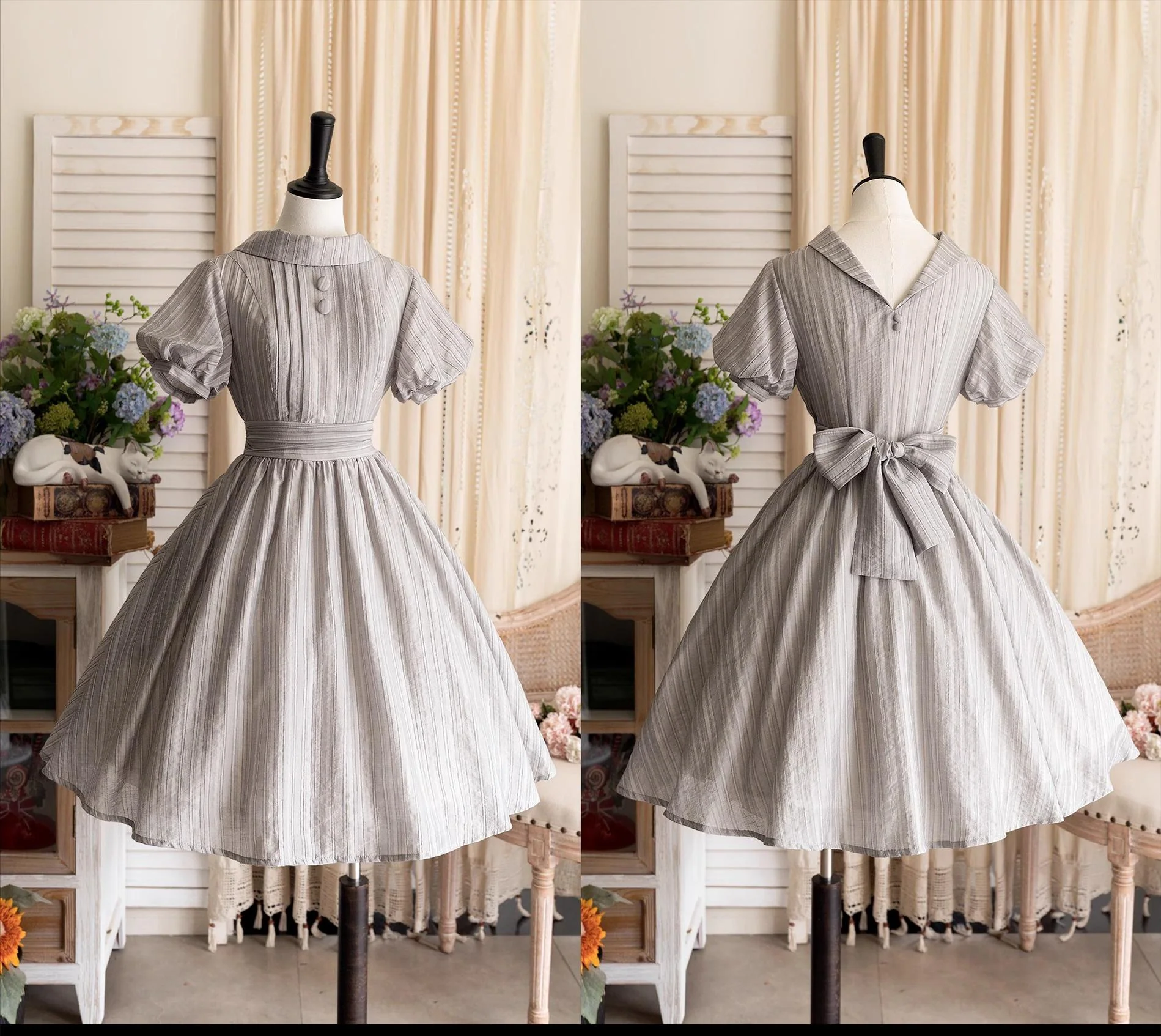 Forest Gallery - Classic Lolita OP Dress Country Style Tencel Dress - Image 30