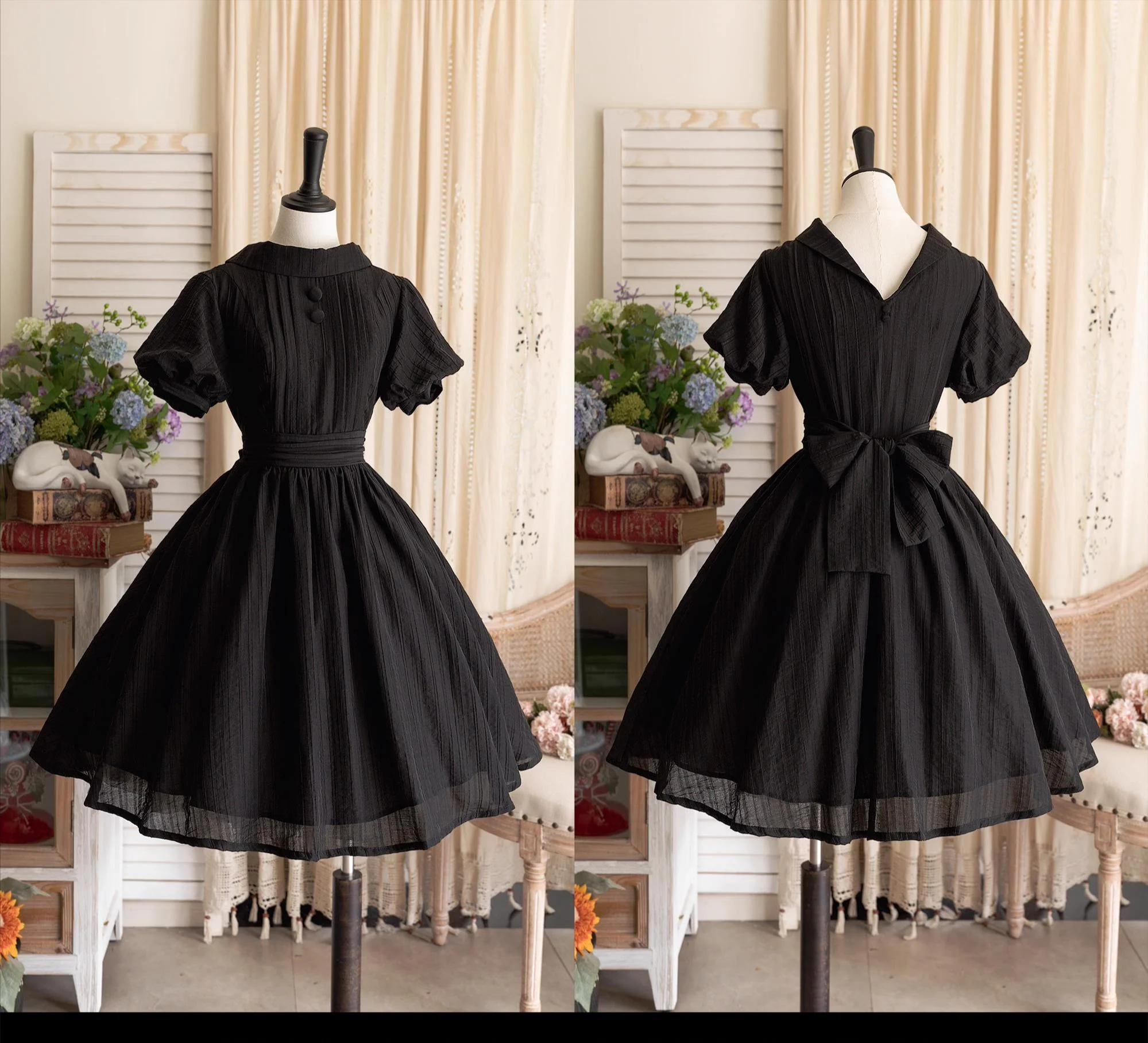 Forest Gallery - Classic Lolita OP Dress Country Style Tencel Dress - Image 31