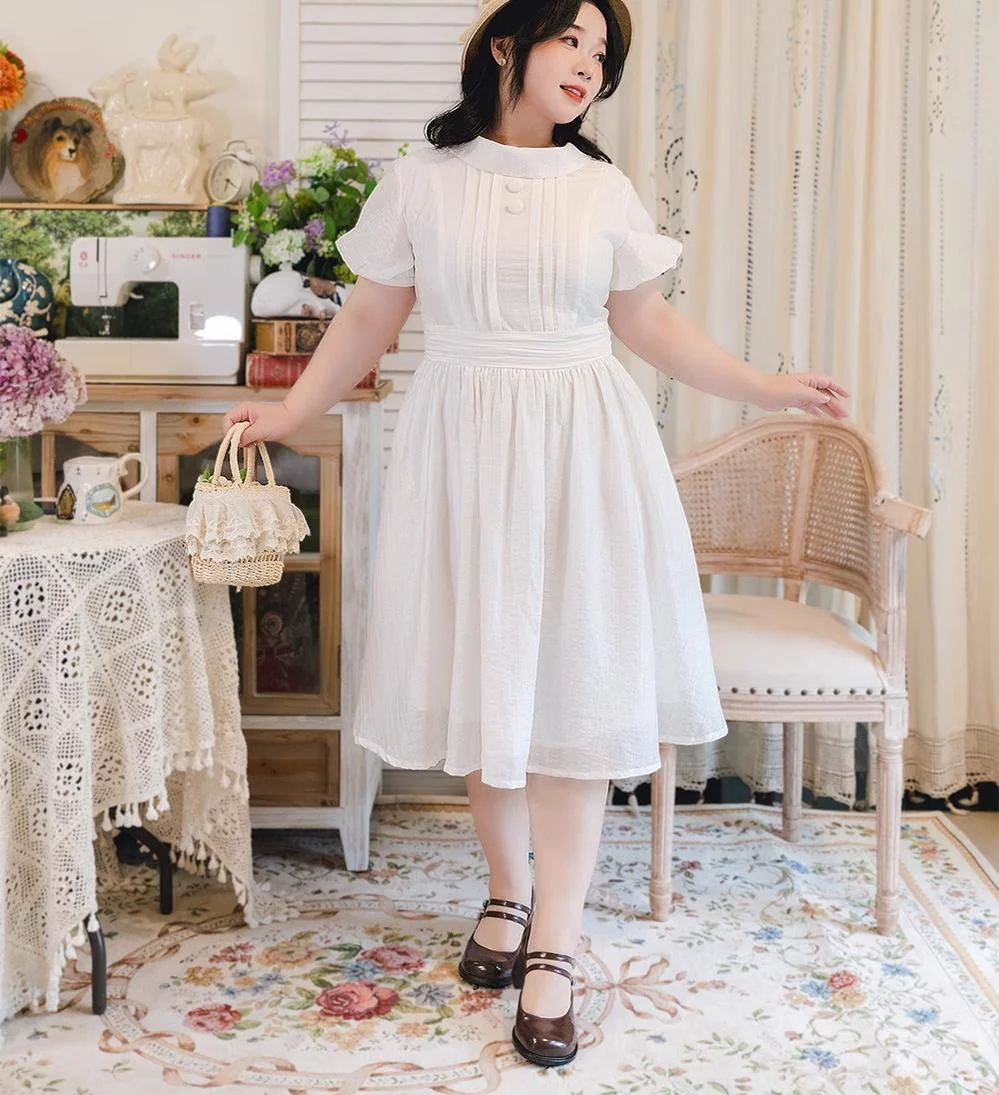 Forest Gallery - Classic Lolita OP Dress Country Style Tencel Dress - Image 8