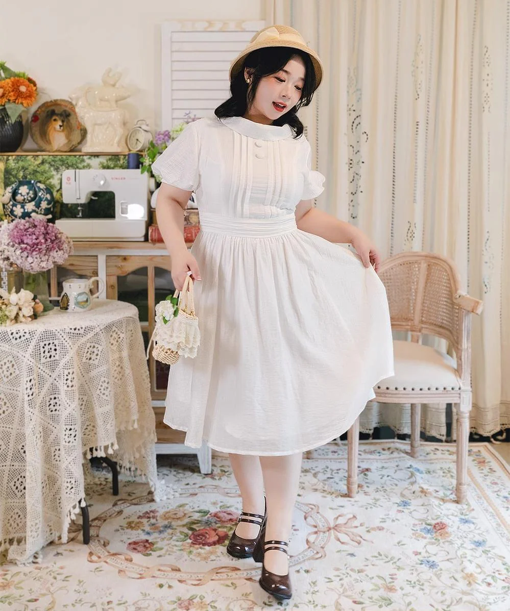 Forest Gallery - Classic Lolita OP Dress Country Style Tencel Dress - Image 9