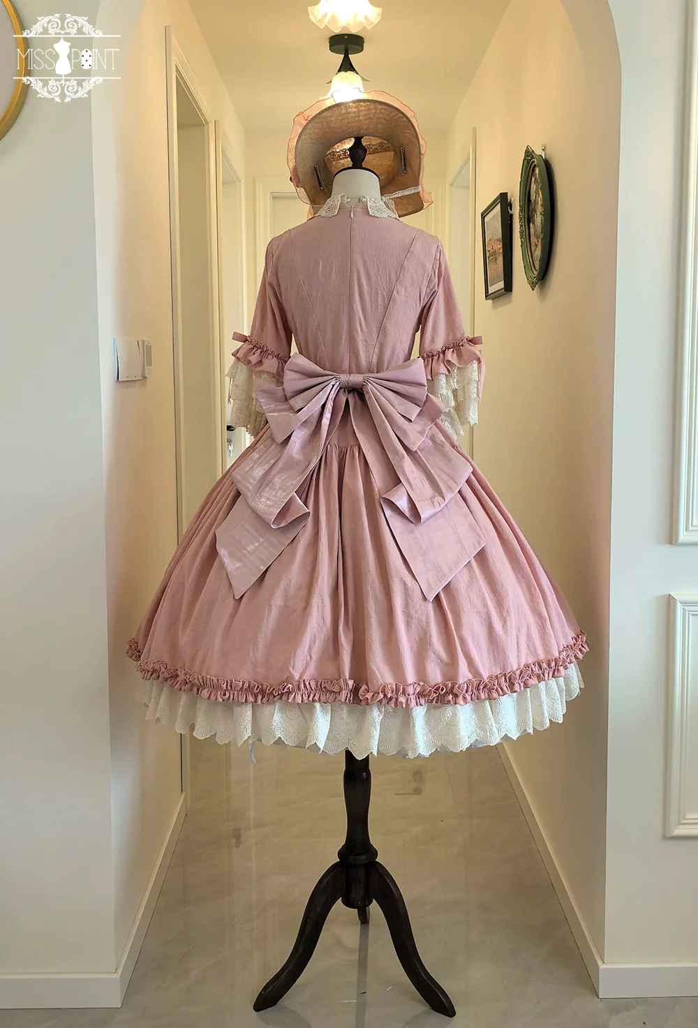 Lilyka Garden - Classic Lolita OP Dress Set Elegant Floral Wall Princess Sleeve - Image 107