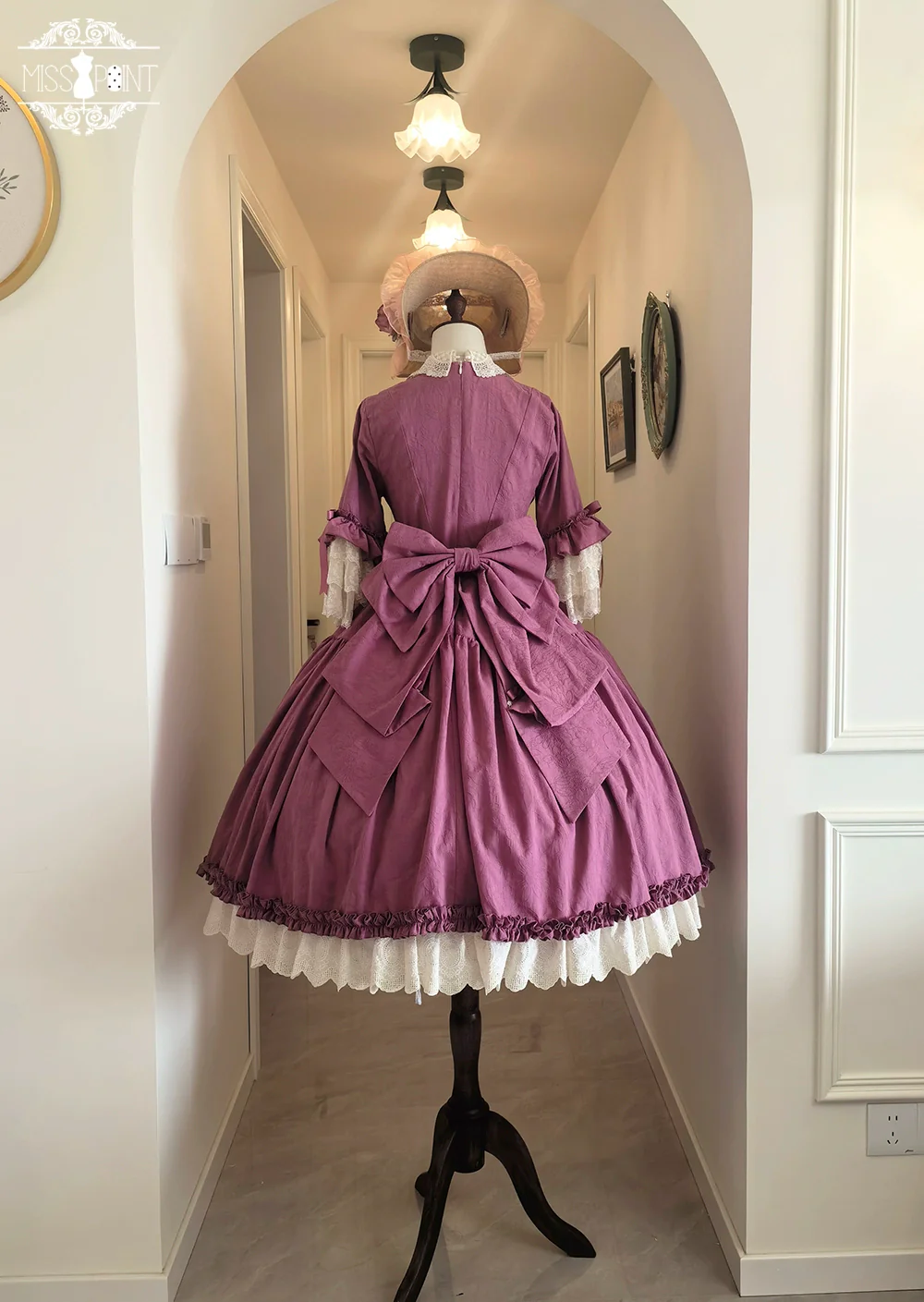 Lilyka Garden - Classic Lolita OP Dress Set Elegant Floral Wall Princess Sleeve - Image 73