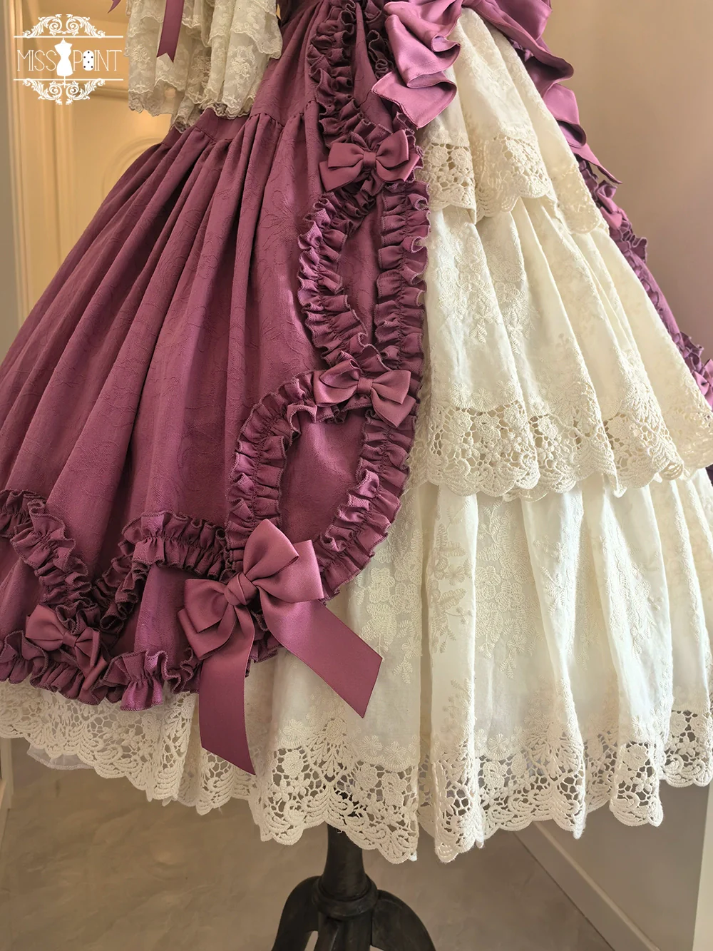 Lilyka Garden - Classic Lolita OP Dress Set Elegant Floral Wall Princess Sleeve - Image 75