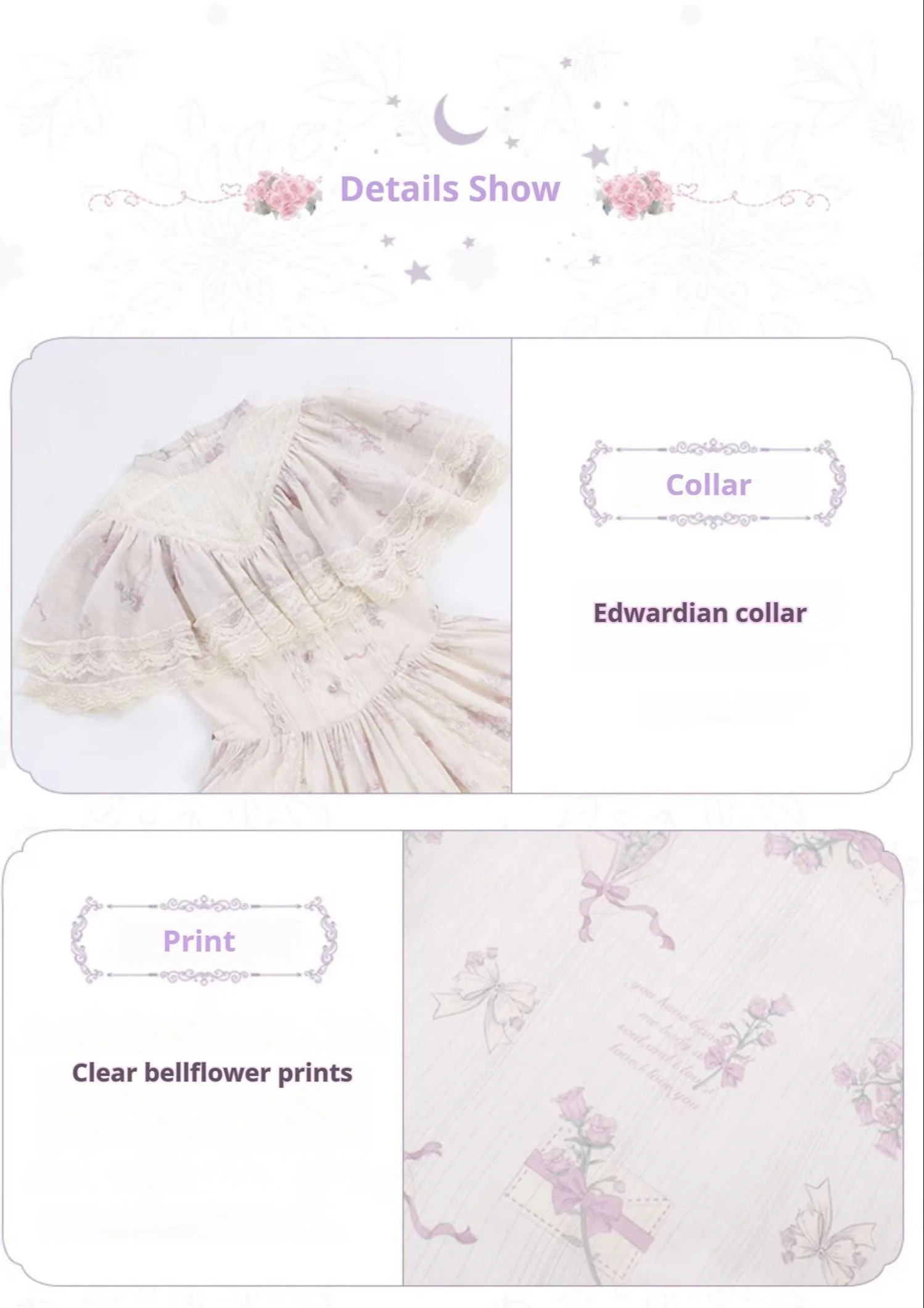 With PUJI - Nanke - Edwardian Collar Classic Lolita OP Dress Outfit - Image 25