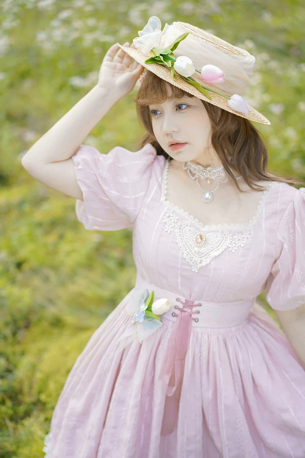 Tulip - Classic Lolita OP Dress Short Sleeve Dress Multicolors - Image 10