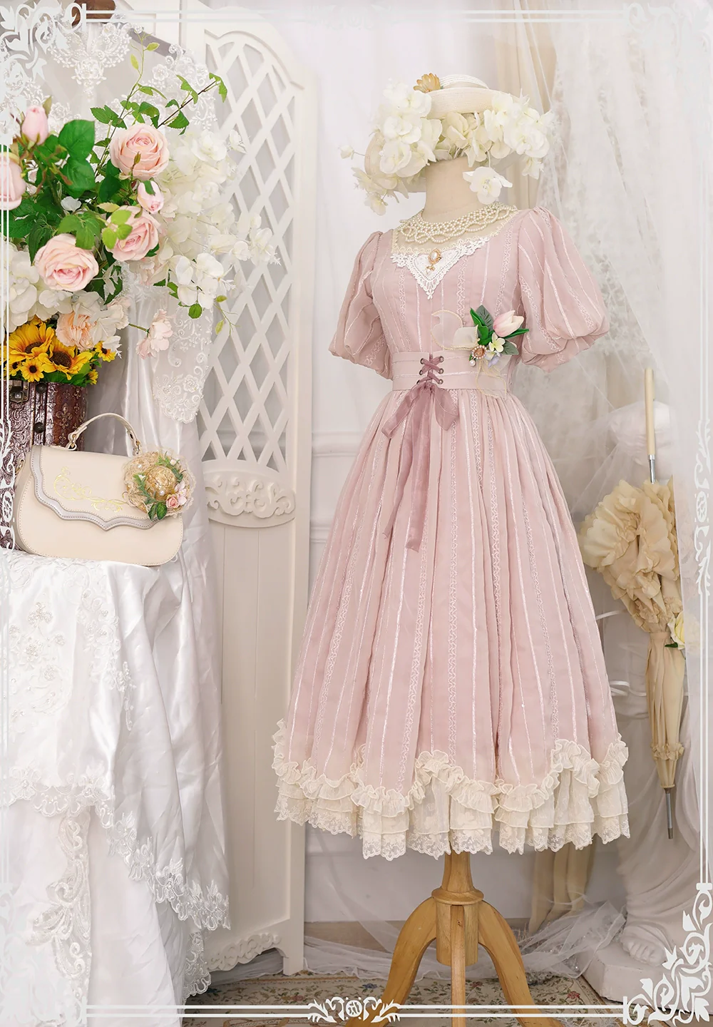 Tulip - Classic Lolita OP Dress Short Sleeve Dress Multicolors - Image 12