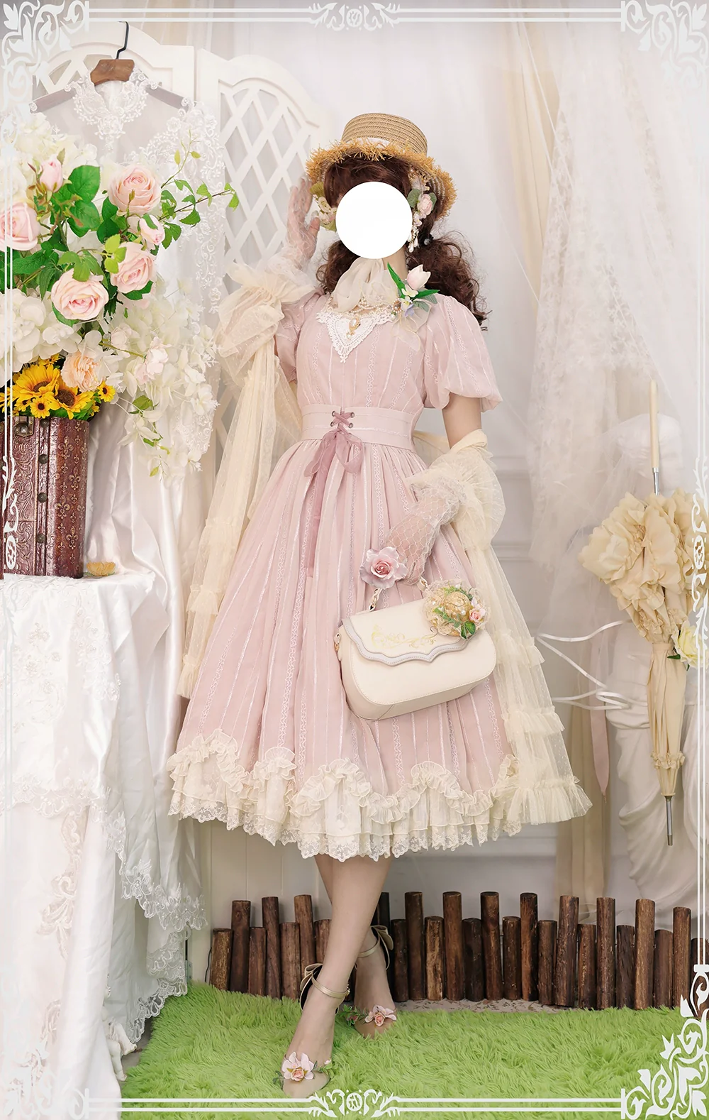 Tulip - Classic Lolita OP Dress Short Sleeve Dress Multicolors - Image 4