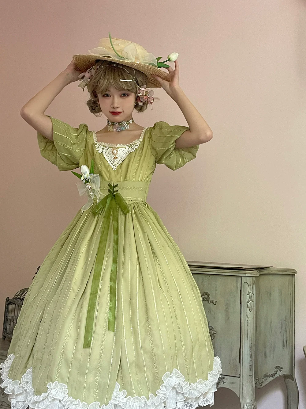Tulip - Classic Lolita OP Dress Short Sleeve Dress Multicolors - Image 54