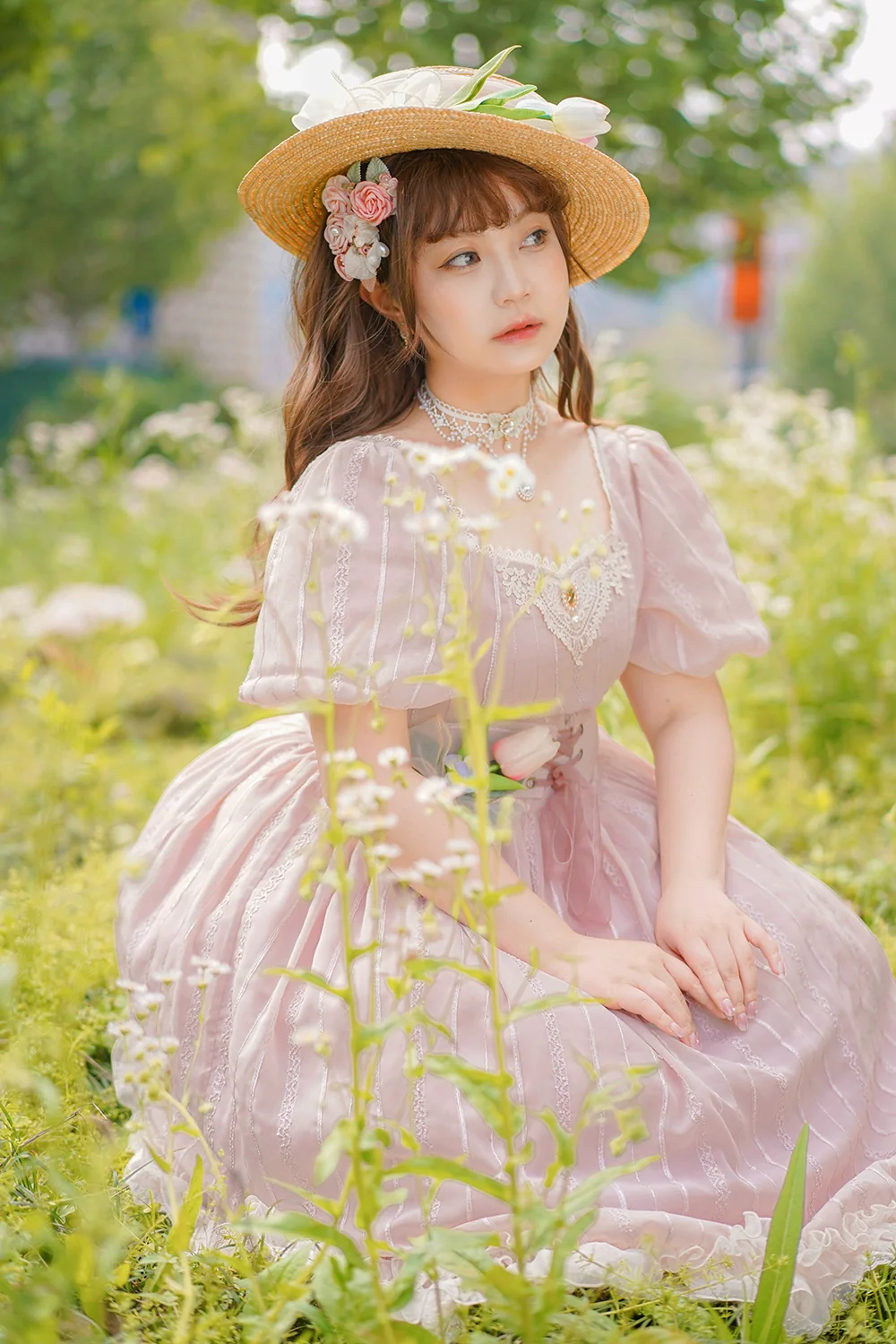 Tulip - Classic Lolita OP Dress Short Sleeve Dress Multicolors - Image 8