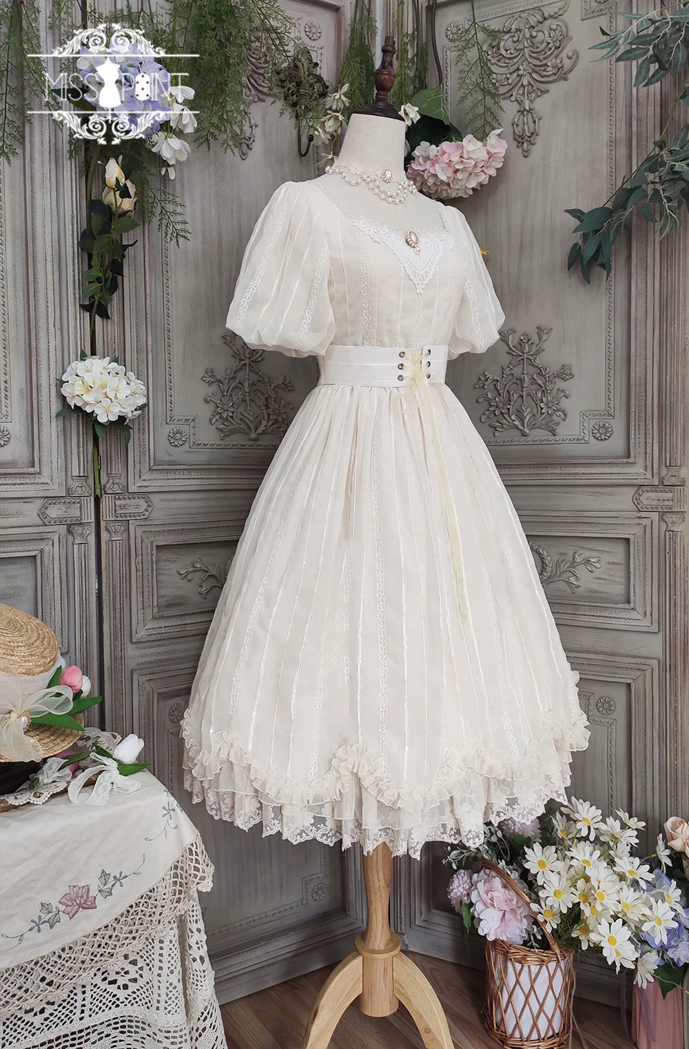 Tulip - Classic Lolita OP Dress Short Sleeve Dress Multicolors - Image 92