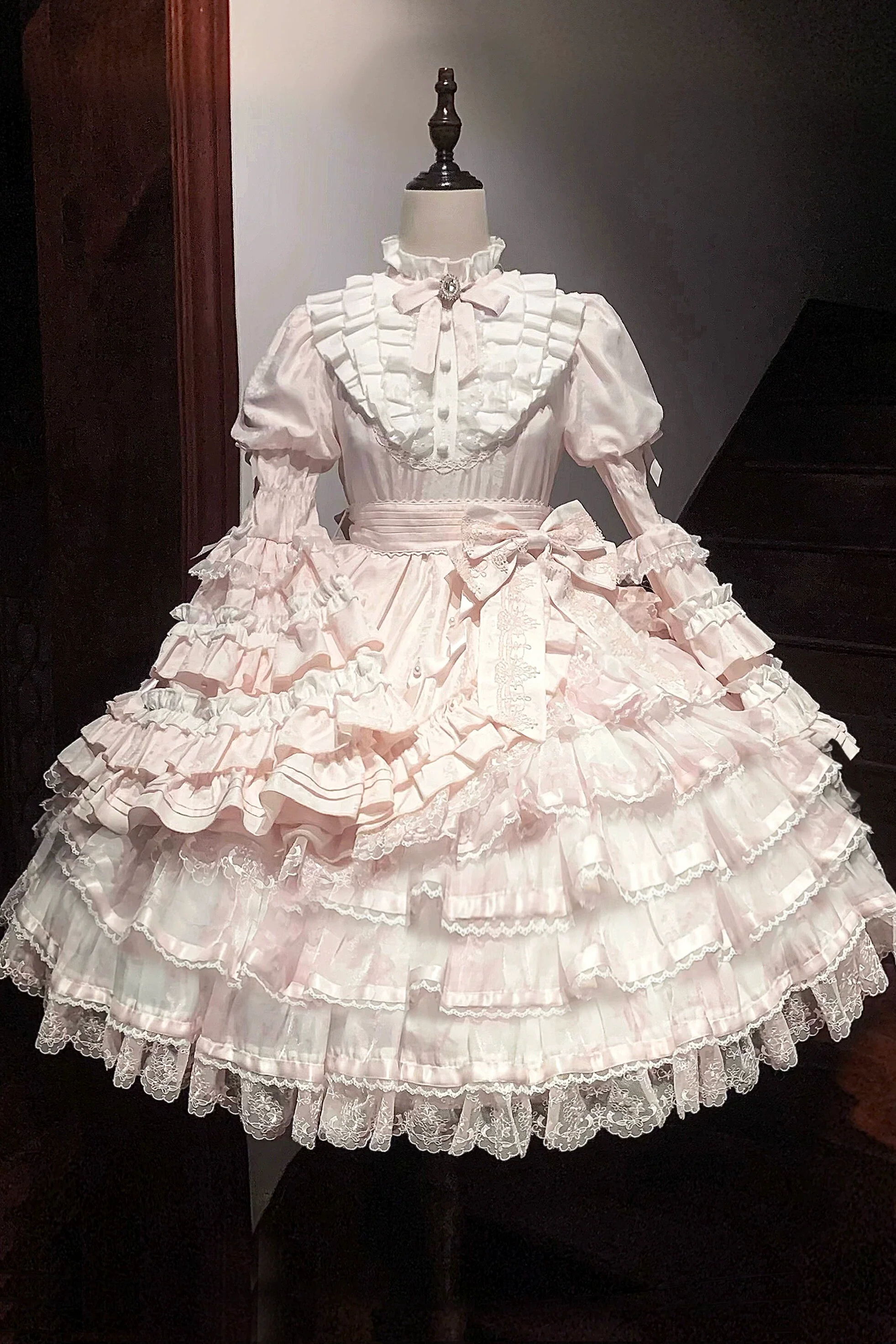 Buling Moon - Solo Puppet - Sweet Lolita OP Dress with Princess Long Sleeves - Image 28