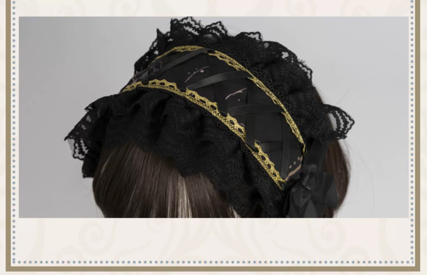 Chiffon Classic Lolita OP Dress, Long Sleeve - Image 17