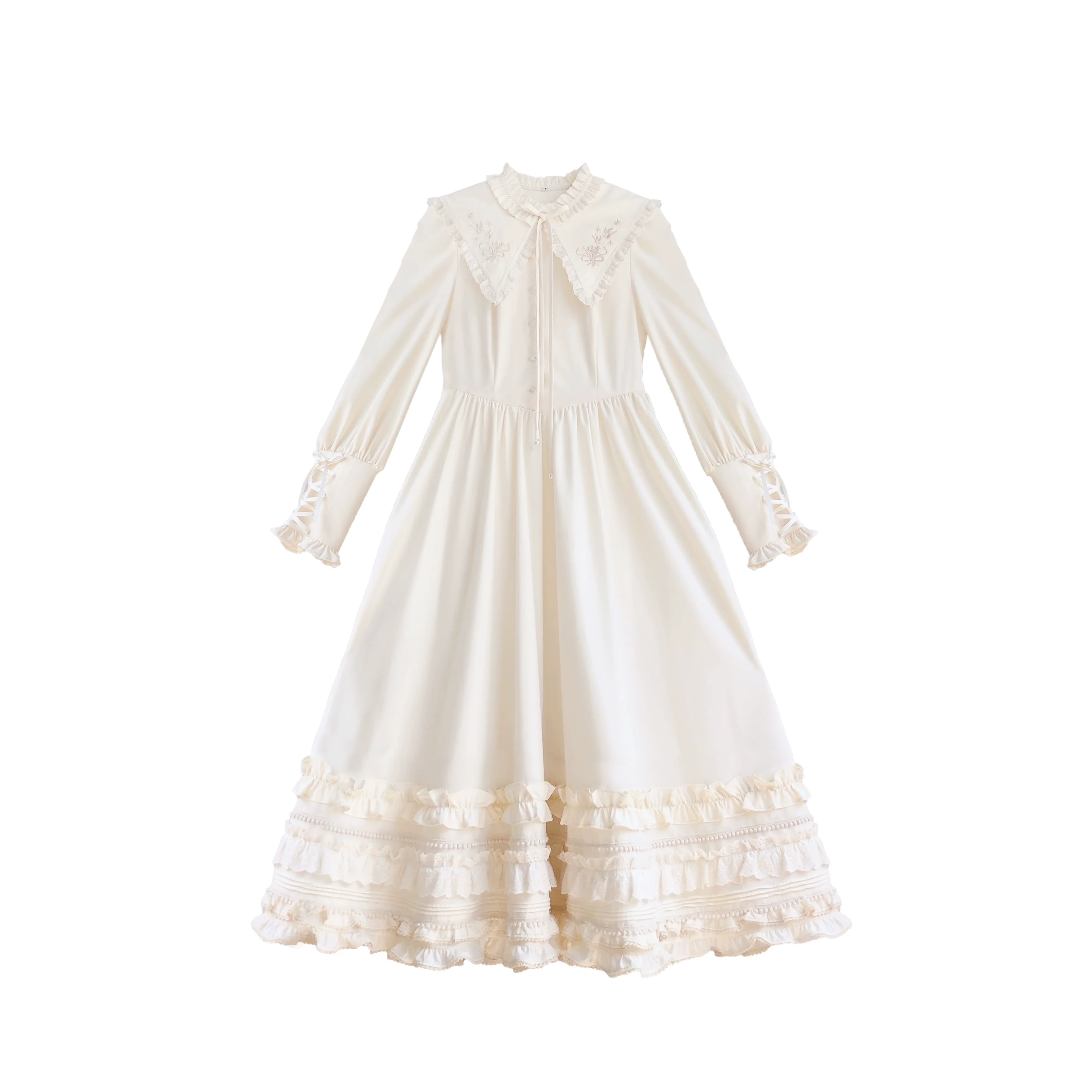 HuTaoMuJK - Wind Kiss Tulip - Classic Lolita OP Elegant Lolita Cardigan - Image 19