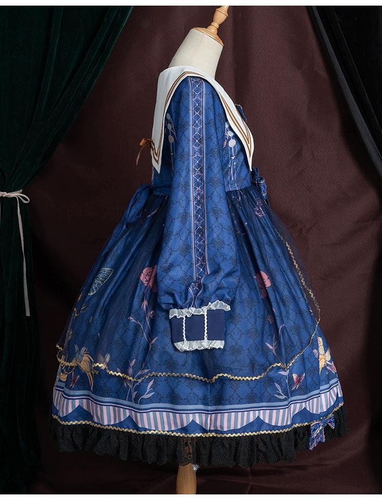 Classic Lolita OP Sailor Collar Elegant Lolita Dress - Image 21
