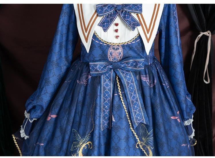 Classic Lolita OP Sailor Collar Elegant Lolita Dress - Image 24