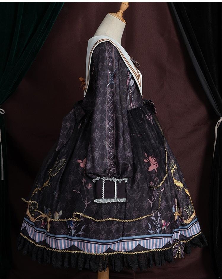 Classic Lolita OP Sailor Collar Elegant Lolita Dress - Image 33