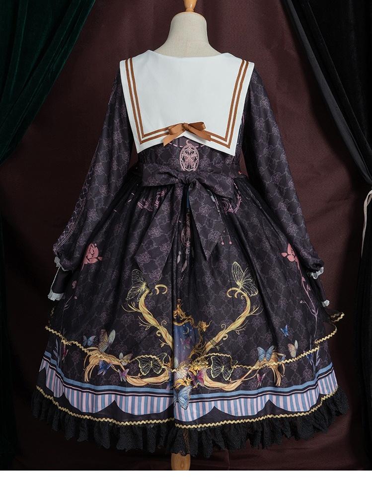 Classic Lolita OP Sailor Collar Elegant Lolita Dress - Image 34