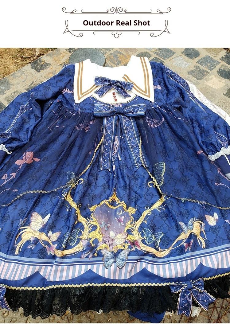Classic Lolita OP Sailor Collar Elegant Lolita Dress - Image 38