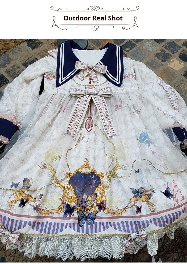 Classic Lolita OP Sailor Collar Elegant Lolita Dress - Image 41
