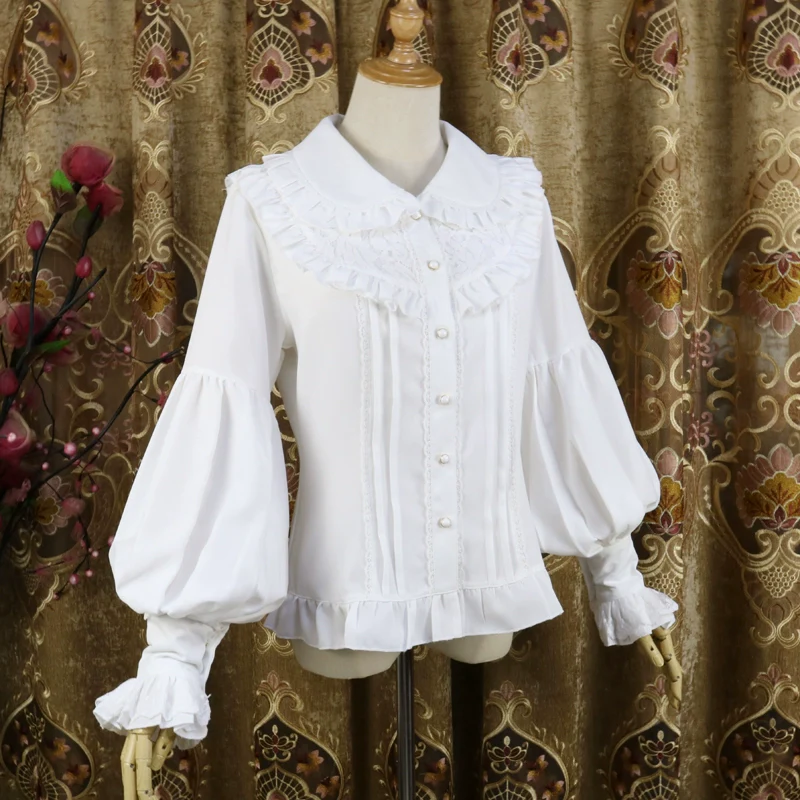 Princess Tailor Lolita - Classic Lolita Peter Pan Collar Blouse - Image 2