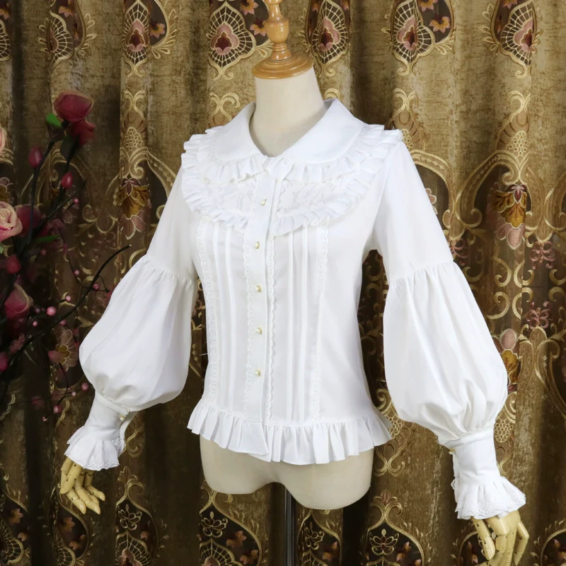 Princess Tailor Lolita - Classic Lolita Peter Pan Collar Blouse - Image 3