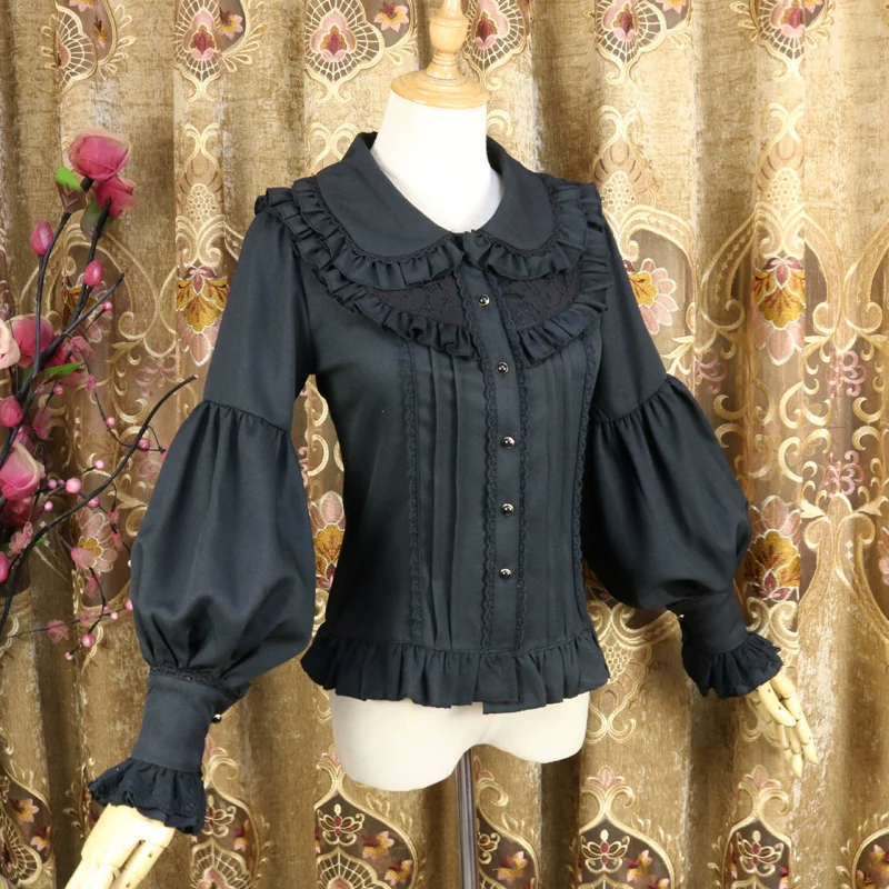 Princess Tailor Lolita - Classic Lolita Peter Pan Collar Blouse - Image 4