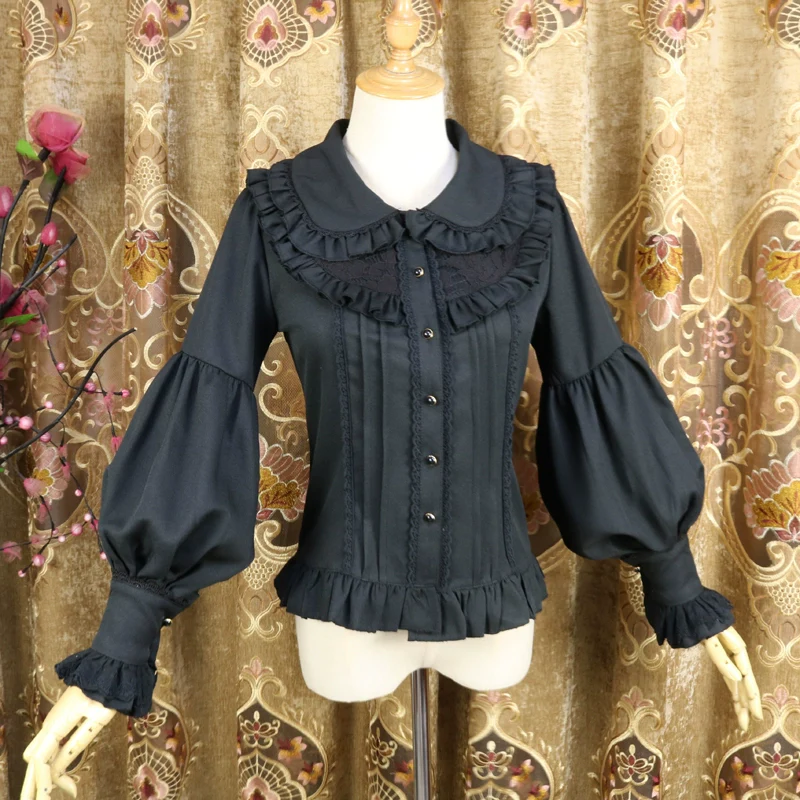 Princess Tailor Lolita - Classic Lolita Peter Pan Collar Blouse - Image 5