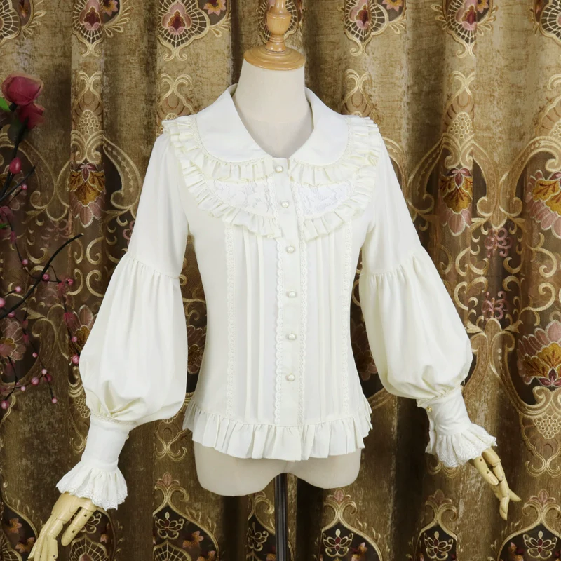 Princess Tailor Lolita - Classic Lolita Peter Pan Collar Blouse - Image 6