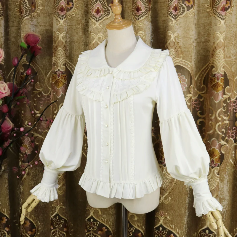 Princess Tailor Lolita - Classic Lolita Peter Pan Collar Blouse - Image 7
