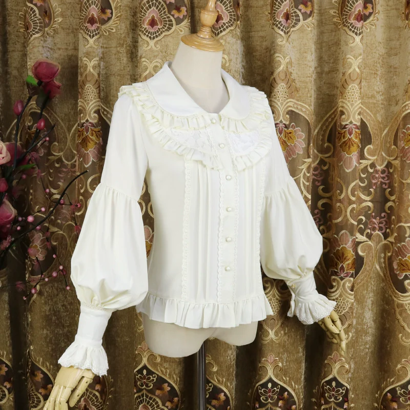 Princess Tailor Lolita - Classic Lolita Peter Pan Collar Blouse - Image 8