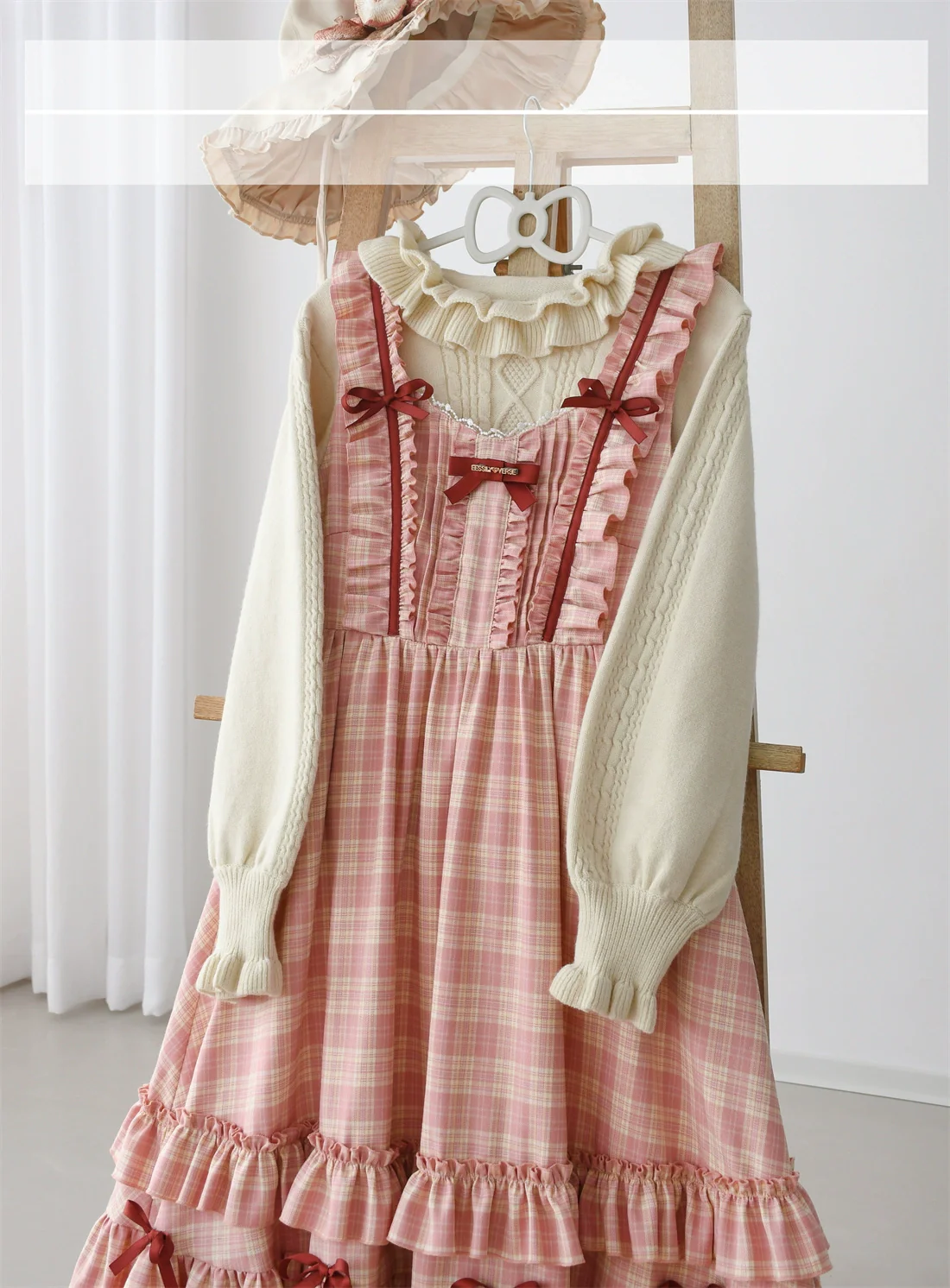 Green Fairy Tales - Classic Lolita Plaid JSK Plus Size Lolita Dress - Image 16