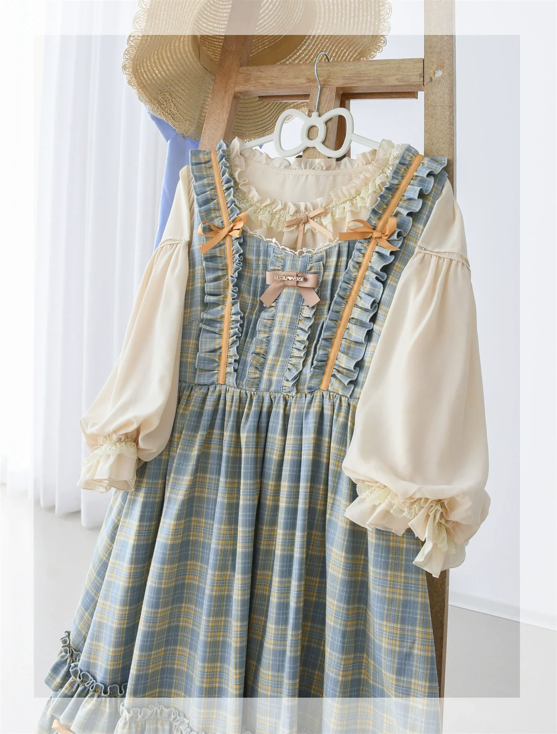 Green Fairy Tales - Classic Lolita Plaid JSK Plus Size Lolita Dress - Image 18