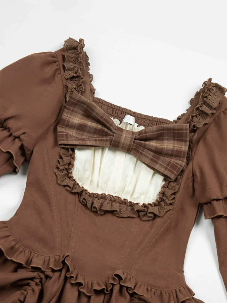 Oak Hymn - Classic Lolita Plaid OP Suit, Side Zipper - Image 23