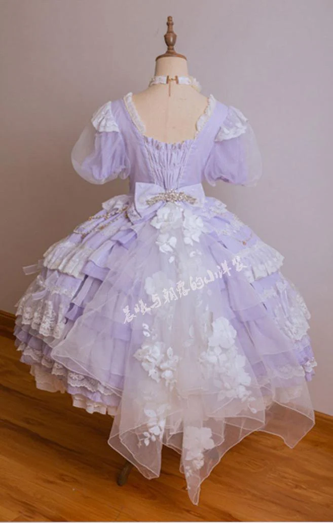 Waltz - Classic Lolita Plus-size OP Dress, Front Opening - Image 25
