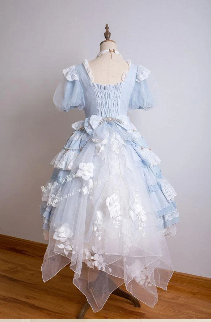 Waltz - Classic Lolita Plus-size OP Dress, Front Opening - Image 27