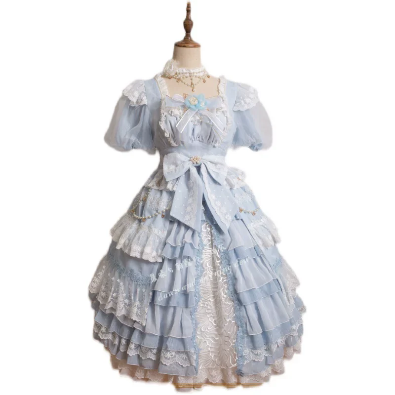 Waltz - Classic Lolita Plus-size OP Dress, Front Opening - Image 28